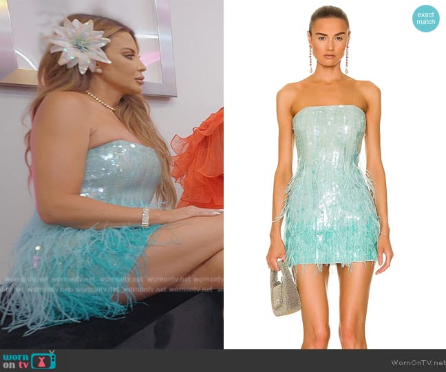 Retrofete Anastasia Dress worn by Larsa Pippen (Larsa Pippen) on The Real Housewives of Miami