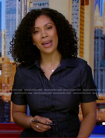 Shirleen’s denim shirtdress on Good Morning America