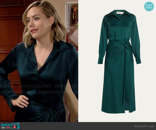 Simkhai Samba Dress worn by Hope Logan (Annika Noelle) on The Bold and the Beautiful