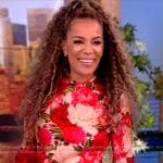 Sunny’s floral print maxi dress on The View