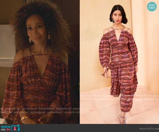 Ulla Johnson Marguerite Dress worn by (Sherri Saum) on Good Trouble