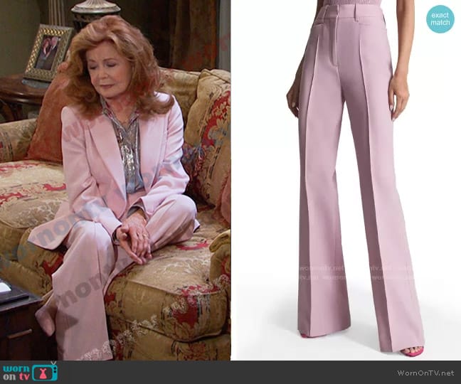 Reiss Aura High Waist Flare Trousers worn by Maggie Horton (Suzanne Rogers) on Days of our Lives
