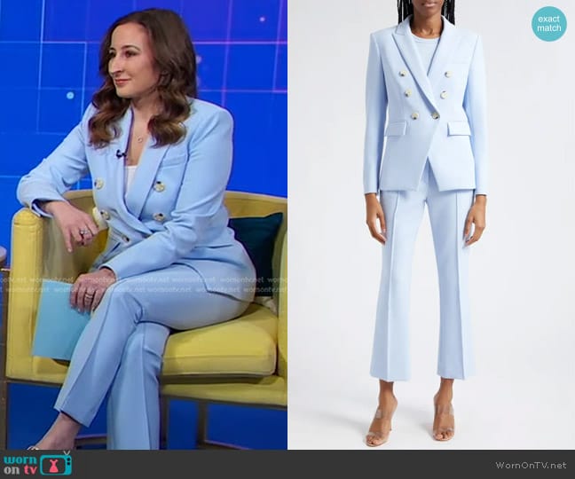 Veronica Beard Miller Dickey Jacket in Ice Blue