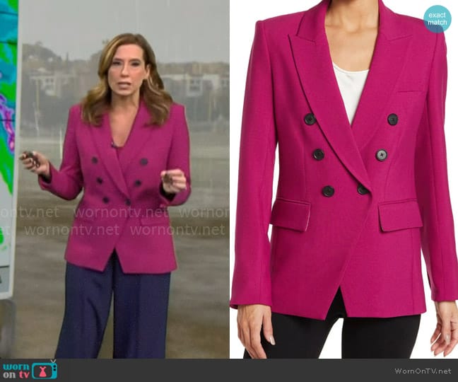 Veronica Beard Miller Jacket worn by Stephanie Abrams on CBS Mornings