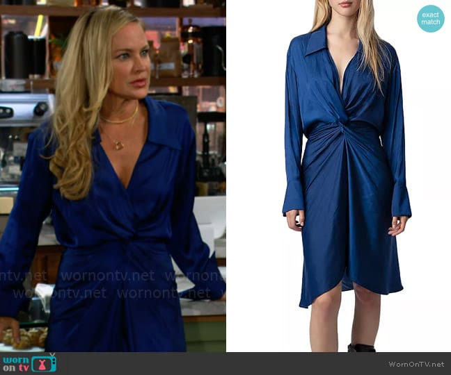 Zadig & Voltaire Rozo Dress worn by Sharon Newman (Sharon Case) on The Young and the Restless