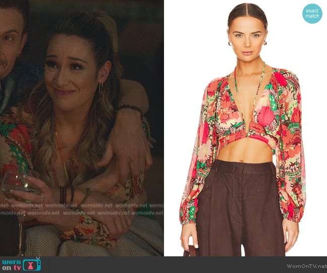 A.L.C. Dorian Top worn by Davia (Emma Hunton) on Good Trouble