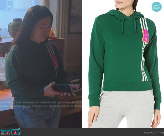 Adidas Varsity Small Logo Hoodie worn by Alice Kwan (Sherry Cola) on Good Trouble
