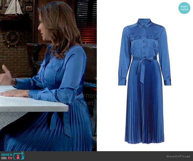 Derek Lam 10 Crosby Kenza Dress worn by Natalia (Eva LaRue) on General Hospital