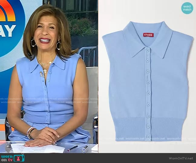 Staud Nola Wool Sweater worn by Hoda Kotb on Today