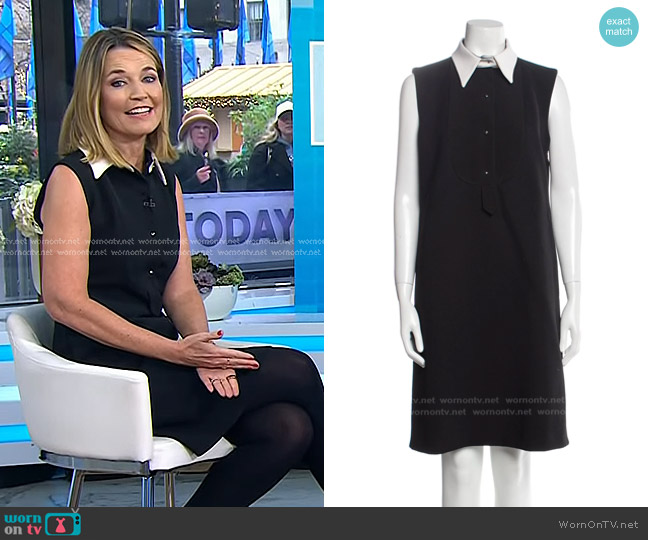 Prada Wool Knee Length Dress worn by Savannah Guthrie on Today