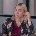 Allison’s hibiscus print jacket on So Help Me Todd