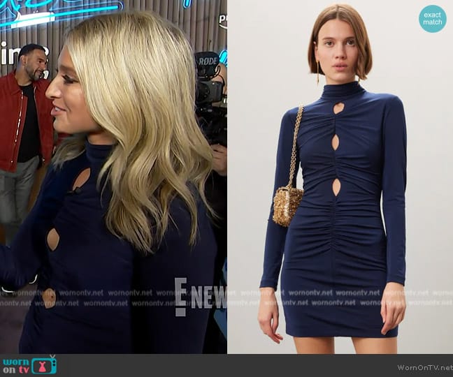Amanda Uprichard Beliza Dress worn by Ashley Bellman on E! News