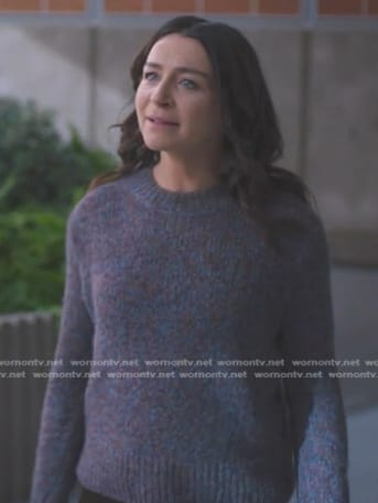 Amelia’s marled sweater on Greys Anatomy