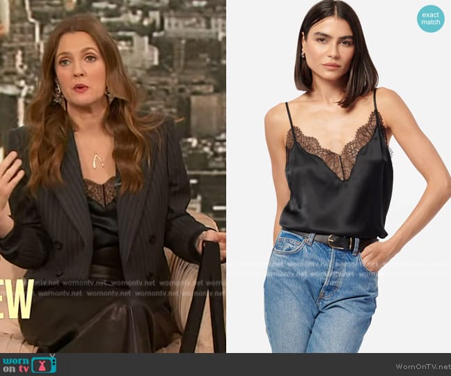 Cami NYC Daisy Cami worn by Drew Barrymore on The Drew Barrymore Show