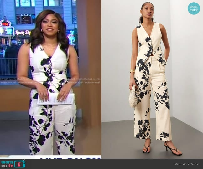 Carolina K Rebekka Top worn by Morgan Norwood on Good Morning America