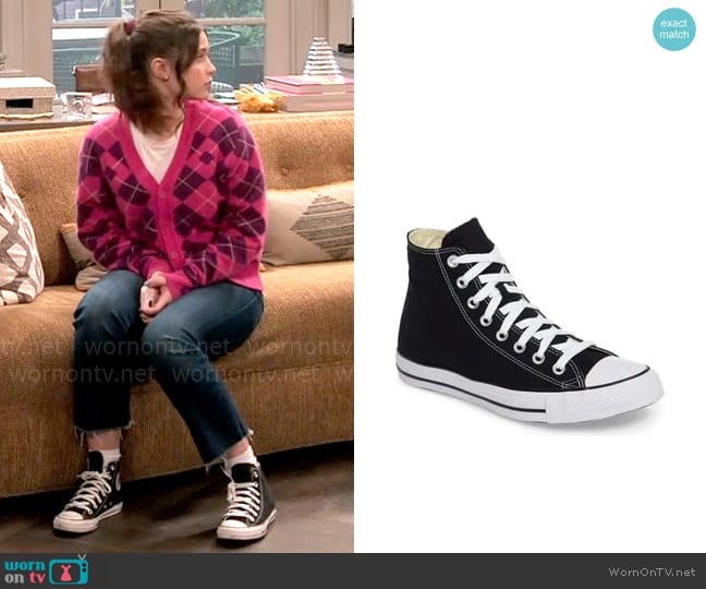 Converse Chuck Taylor® All Star® High Top Sneaker worn by Grace Kearney (Sofia Capanna) on Extended Family