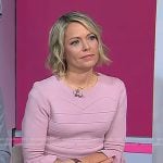 Dylan’s pink and navy knit dress on Today