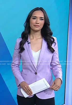 Emilie’s lilac blazer on Today