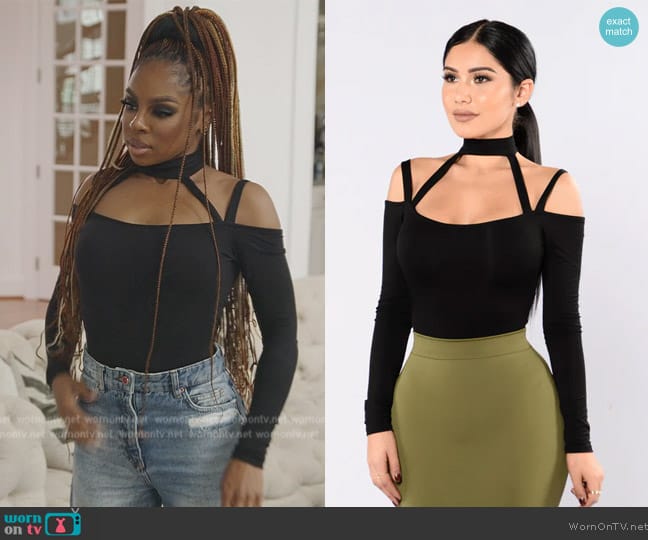 Fashion Nova High Hopes Bodysuit worn by Candiace Dillard Bassett on The Real Housewives of Potomac