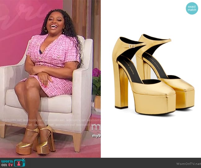 Bebe Giuseppe Zanotti worn by Sherri Shepherd on Sherri