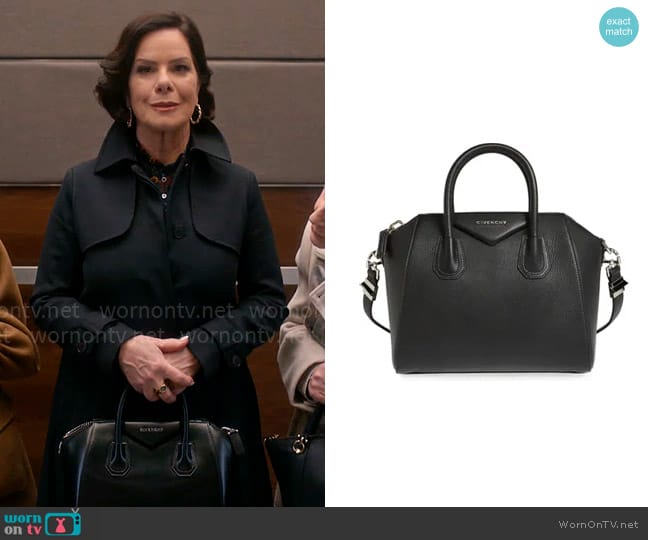 Givenchy Small Antigona Leather Satchel worn by Margaret Wright (Marcia Gay Harden) on So Help Me Todd