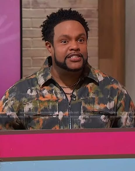 Jawn’s camo print jacket on Sherri