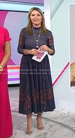 Jenna’s blue floral dress on Today