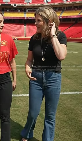 Jenna’s flare jeans on Today