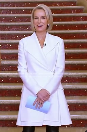 Jennifer’s white blazer dress on Good Morning America