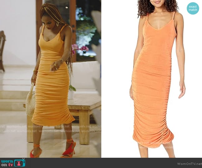 Likely Regan Dress worn by Candiace Dillard Bassett on The Real Housewives of Potomac