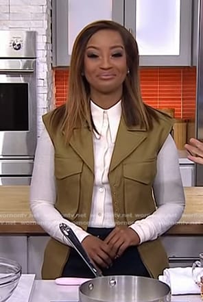 Lorna Maseko’s khaki vest on Today