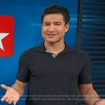 Mario’s black polo on Access Hollywood