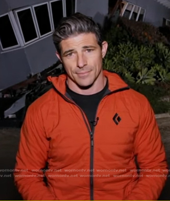 Matt Gutman’s orange jacket on Good Morning America