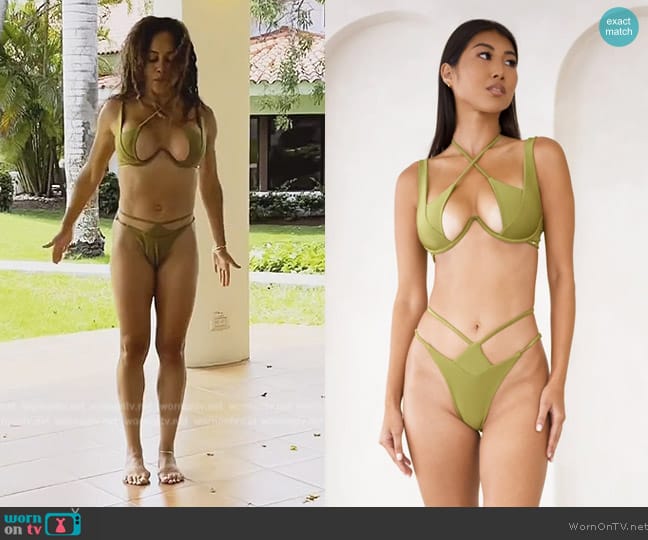 MBM Swim Heart Top worn by Ashley Darby on The Real Housewives of Potomac