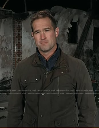 Morgan Chesky’s brown field jacket on Today