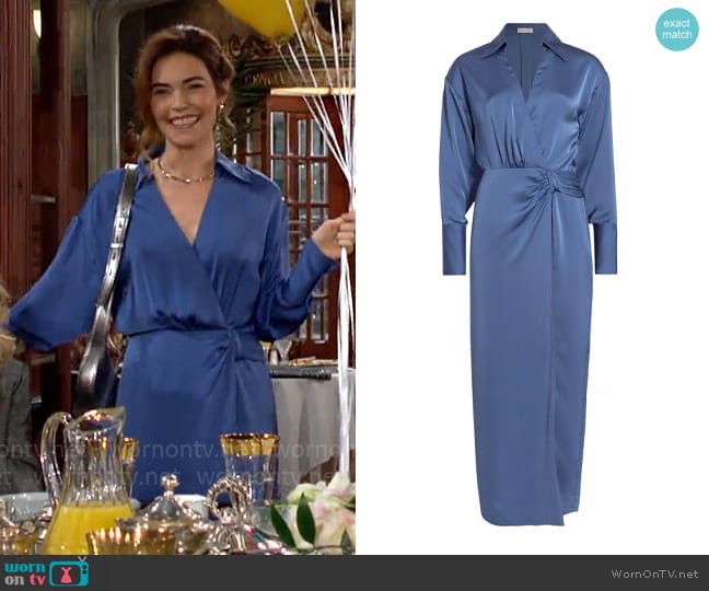 Ramy Brook Aurora Dress worn by Victoria Newman (Amelia Heinle) on The Young and the Restless