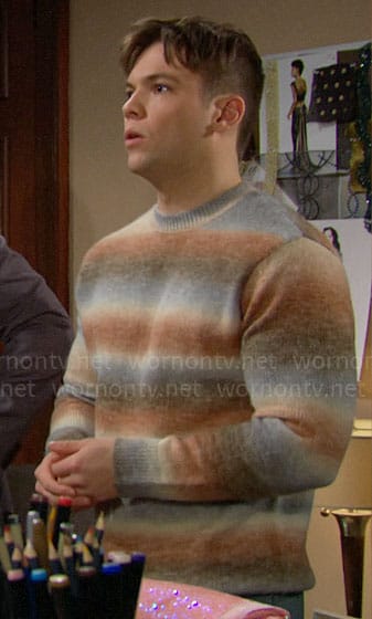 RJ’s ombre sweater on The Bold and the Beautiful