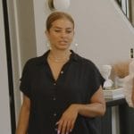 Robyn’s black mini shirtdress on The Real Housewives of Potomac
