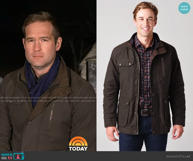 Rodd and Gun Harper Waxed Jacket worn by Morgan Chesky on Today