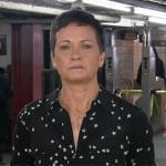 Stephanie’s black star print shirt on Today