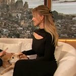 Sydney Sweeney’s black cutout dress on The Drew Barrymore Show
