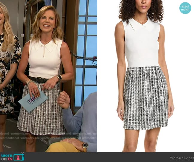 Ted Baker Tweed Skirt A-Line Dress worn by Natalie Morales on The Talk