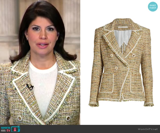 Veronica Beard Theron Jacket worn by Natalie Brand on CBS Mornings
