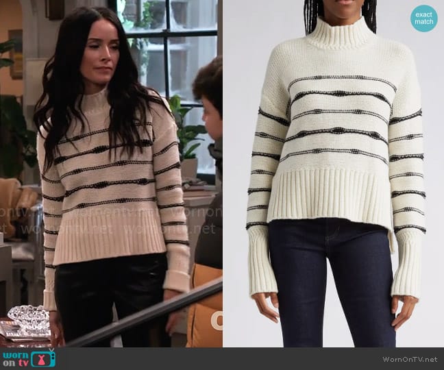 Veronica Beard Viori Sweater worn by Julia Mariano (Abigail Spencer) on Extended Family