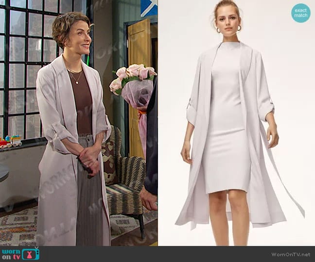 Babaton New Kahlo Robe worn by Sarah Horton (Linsey Godfrey) on Days of our Lives