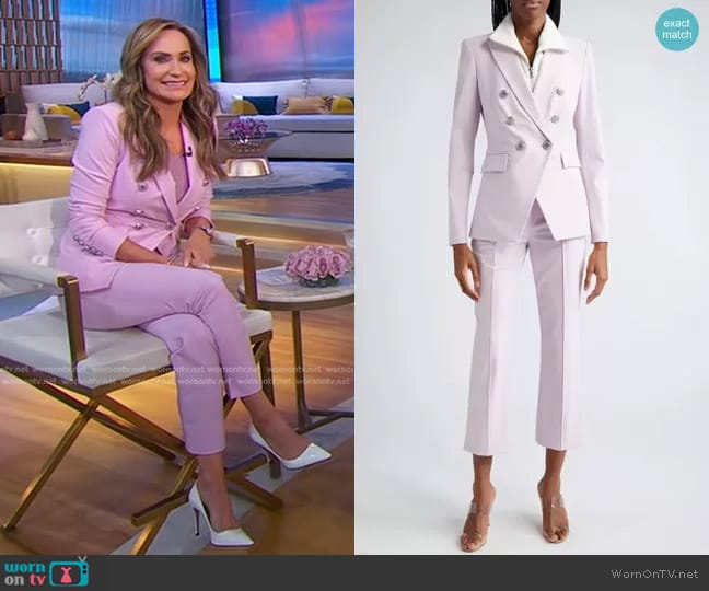 Veronica Beard Miller Dickey Jacket in Barely Orchid