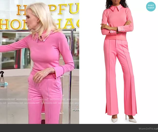 Alice + Olivia Porla Collared Wool Sweater worn by Lora McLaughlin Peterson on Sherri
