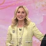 Anastasia Soare’s yellow tweed jacket on Today