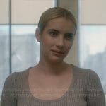 Anna’s grey sweater dress on American Horror Story Delicate