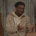 Ashley’s tweed beige jacket on All American